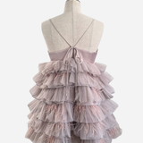 【4月下旬】Tulle X Feather Ruffle Dress