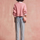 Flower Bijou Straight Denim