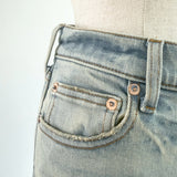 Grayish Semi Flare Denim