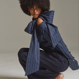 Big Bow One Shoulder Shirt