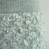 bubble knit mini skirt