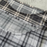 Sheer Check Long Sleeve Top