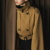 2way short trench coat