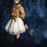 2way short trench coat