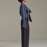 Flap Pocket Tuck Wide Pants