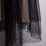 Jupe classique en tulle à pois