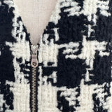 gingham tweed jumper skirt