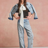 Atelier Patch Denim Cropped Jacket