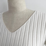 Basic Long Sleeve V Neck Knit