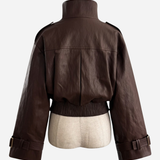 【4月上旬】Soft Edge Leather Blouson
