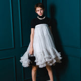 2way dot bloom skirt