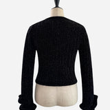 【年末年始出荷アイテム】 velour like ensemble knit