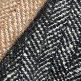 pantalon court à ourlet à chevrons brillant
