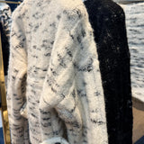 【12月上旬〜中旬発送】Speckled side ribbon knit