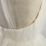 Tiered Tulle Back Ribbon Dress