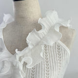 2way Airy Frill Knit Camisole