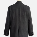 Peak Lapel Stitch Stripe Jacket