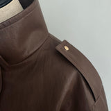 【4月上旬】Soft Edge Leather Blouson