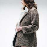 Herringbone Over Size Jacket Coat