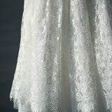 flower lace long skirt