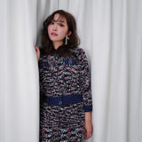 cardigan en tricot tweed bicolore