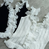 2way Airy Frill Knit Camisole