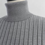Basic Long Sleeve Turtle Neck Knit