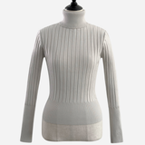 Basic Long Sleeve Turtle Neck Knit