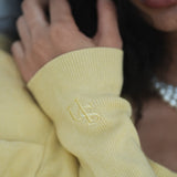 sh power shoulder knit tops
