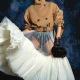 2way short trench coat