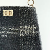 check jacquard BAG