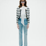 Gold Button Knit Jacket