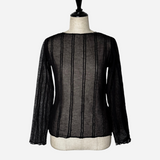 stretch sheer tops