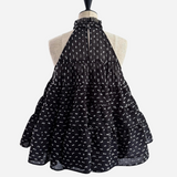 airy dot flare tops
