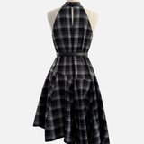 Heritage Check Asymmetry Dress
