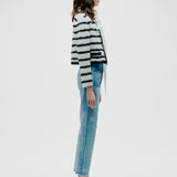 Gold Button Knit Jacket