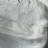 flower spangle tweed hem short pants