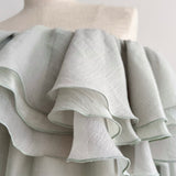 2way ruffle flill blouse
