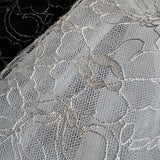 flower lace glitter peplum tops