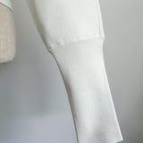Scalloped Bi-Color Cardigan