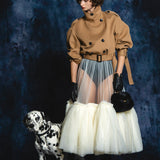 2way short trench coat