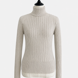 Basic Long Sleeve Turtle Neck Knit