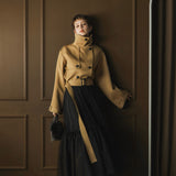 2way short trench coat