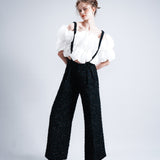 2way tweed tuck pants