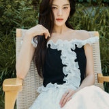 2way Airy Frill Knit Camisole