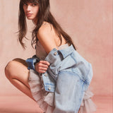 Atelier Patch Denim Cropped Jacket