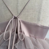 【4月下旬】Tulle X Feather Ruffle Dress