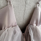 【4月下旬】Tulle X Feather Ruffle Dress