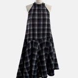 Heritage Check Asymmetry Dress