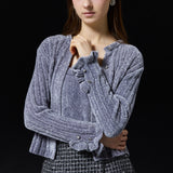 【年末年始出荷アイテム】 velour like ensemble knit